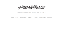 Tablet Screenshot of hoopsandskirts.com